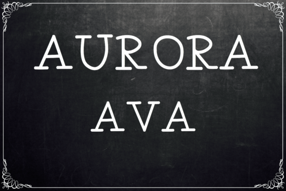 Aurora Ava: A Serif Font Built for Scroll-Stopping Content