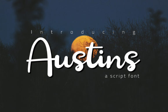Austins: A Brush Script Typeface That Elevates Campaign Visuals