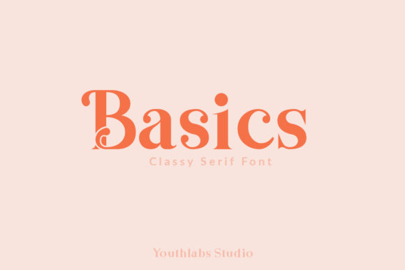 Basics: A Nostalgic Serif Font with Swashes for Branding