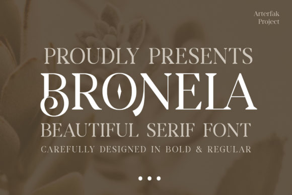 Bronela Serif Font: A Smart Choice for Small Business Branding