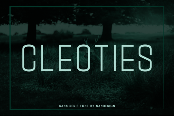 Cleoties Sans Serif Font for Clean Digital Interfaces and Brand Layouts