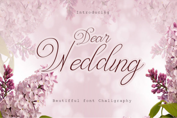 Dear Wedding: A Delicate Script Font for Digital Design