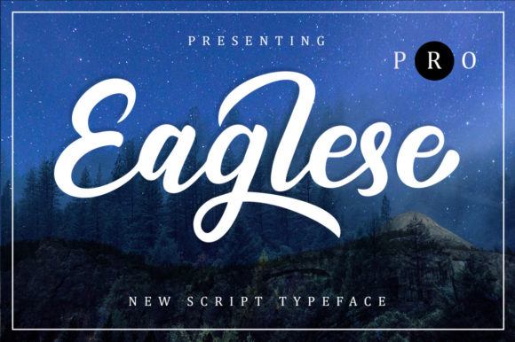 Eaglese Pro: A Modern Calligraphy Font for Editorial Design