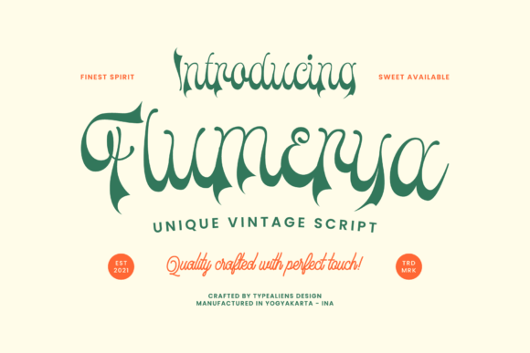 Flumerya: A Handwritten Font for Editorial Design