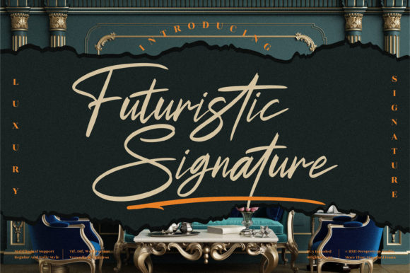Futuristic Signature: A Script Font That Elevates Editorial Design