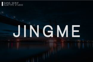 Jingme: A Refined Sans Serif Font for Digital Design