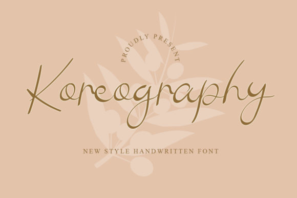 Koreography: A Handwritten Typeface for Digital Design