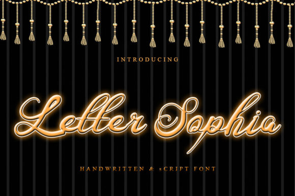 Letter Sophia: A Delicate Handwritten Font for Makers