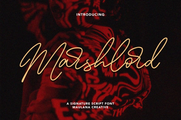 Marshlord: A Refined Script Font for Elegant Brand Design