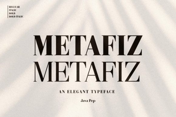 Metafiz: A Serif Font That Transforms Web Design
