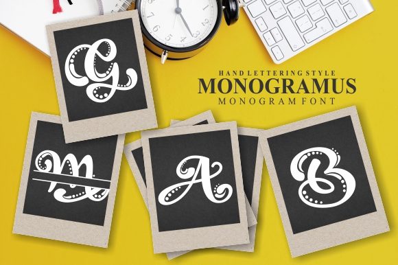 Monogramus Review: A Decorative Font for Campaign Design