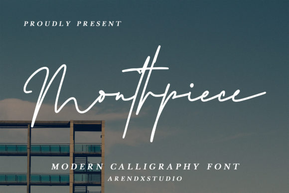 Mouthpiece: A Modern Calligraphy Typeface for Web Design