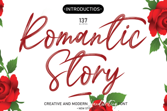 Romantic Story Script Font Adds Strategy to Campaign Visuals