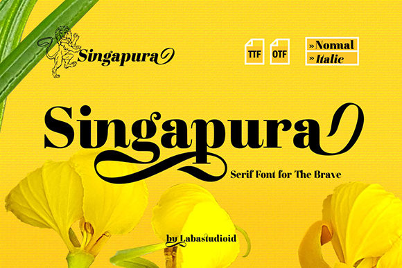 Singapura: A Serif Font with Editorial Presence
