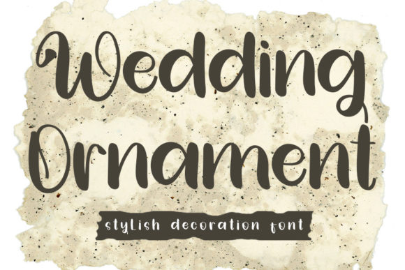 Wedding Ornament Brings Warmth to Editorial Design